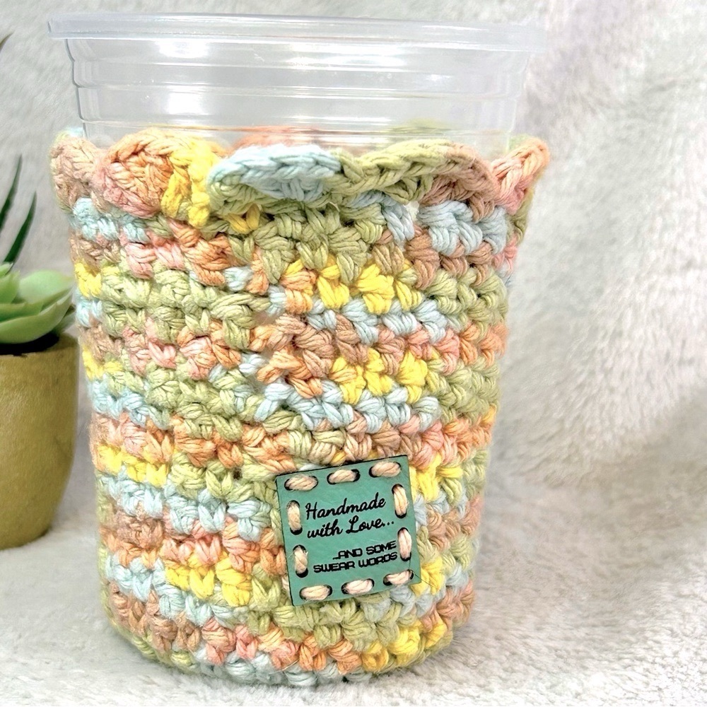 Crocheted Cold Cup/Tumbler Koozie
